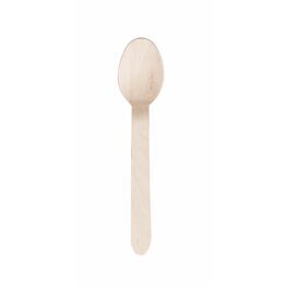 Wooden Birch Dessert Spoon Compostable Disposable